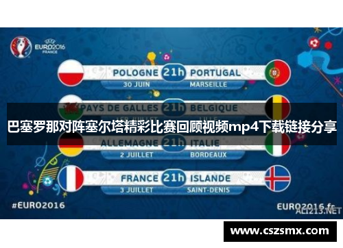 巴塞罗那对阵塞尔塔精彩比赛回顾视频mp4下载链接分享